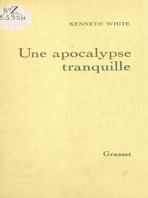 cover image of Une apocalypse tranquille